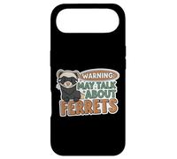 Carcasa para iPhone Air Warning May Talk About Ferrets Funny Pet Owner Design