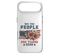 Carcasa para iPhone Air We The People 250 Years 2026 Patriotic Floral USA Flag