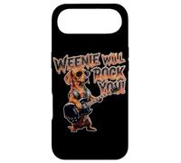 Carcasa para iPhone Air Weenie Will Rock You! Divertido Perro Salchicha