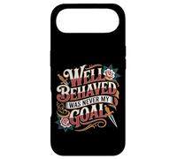 Carcasa para iPhone Air Well Behaved Was Never My Goal Lema caótico -