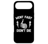 Carcasa para iPhone Air Went Fast, Didn'T Die Camiseta Divertida de Carreras de Coches de Carreras