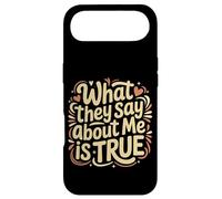 Carcasa para iPhone Air What They Say About Me Is True Citas de Sarcasmo -
