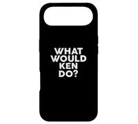 Carcasa para iPhone Air What Would Ken Do? Nombre de la Camiseta