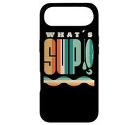 Carcasa para iPhone Air What's Sup Stand Up Paddle Surfing Vintage Supboard