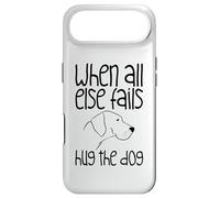 Carcasa para iPhone Air When All Else Fails, Hug The Dog