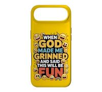 Carcasa para iPhone Air When God Made Me Grinned This Will Be Fun Christian