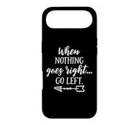 Carcasa para iPhone Air When Nothing Goes Right, Go Left - Cita Motivacional