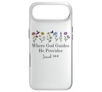 Carcasa para iPhone Air Where God Guides He Provides Isaiah 58:11 Jesus Bible Verse