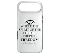 Carcasa para iPhone Air Where The Spirit of The Lord is There is Freedom Christian