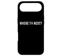Carcasa para iPhone Air Where To Next? - Funny Travel Gift For Women For Backpacker