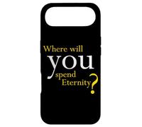 Carcasa para iPhone Air Where Will You Spend Eternity? Christian & Pastor Evangelism