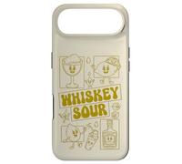 Carcasa para iPhone Air Whiskey Sour Minimalista Limón Mascota Cóctel 70s Groovy