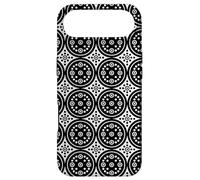 Carcasa para iPhone Air White Black Circle Dot Ring Monochrome Moroccan Pattern