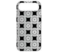 Carcasa para iPhone Air White Black Circles Dots Optical Contrast Bauhaus Pattern