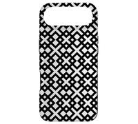 Carcasa para iPhone Air White Black Cross Square Geometric Optical Art Pattern