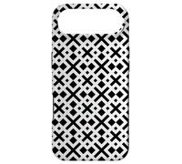 Carcasa para iPhone Air White Black Cross Square Line Timeless Traditional Pattern