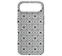 Carcasa para iPhone Air White Black Hexagons Triangles Stars Monochrome Pattern