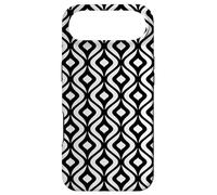Carcasa para iPhone Air White Black Oval Eye Almond Waves Optical Illusion Pattern