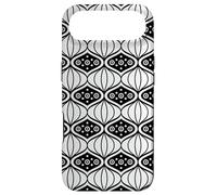 Carcasa para iPhone Air White Black Oval Onion-Like Geometric Organic Op Art Pattern