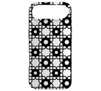 Carcasa para iPhone Air White Black Square Star Cross Ethnic Rustic Folk Pattern