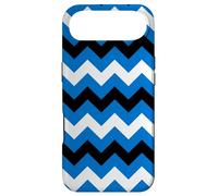 Carcasa para iPhone Air White Blue Black Estonia Tricolor Zigzag Line Baltic Pattern