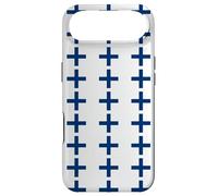Carcasa para iPhone Air White Blue Finland Flag Cross Grid Plus Finnish Pattern