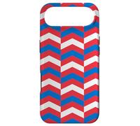 Carcasa para iPhone Air White Blue Red Russia Tricolor Vertical Zigzag Pattern