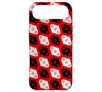 Carcasa para iPhone Air White Red Black Ovals Circle Dots Garlic Onion 1960s Pattern