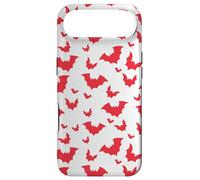Carcasa para iPhone Air White Red Silhouettes Bat Maple Leaf Canada Pattern