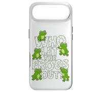 Carcasa para iPhone Air Who Let The Frogs out? Funny Frog Lover Men Women Kids