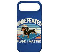 Carcasa para iPhone Air Wiener Dog Workout Undefeated Plank Master Sports Dachshund