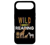 Carcasa para iPhone Air Wild About Reading Libros Animales del zoológico Amor Lectura de Libros