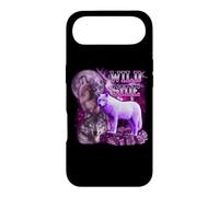 Carcasa para iPhone Air Wild Side Wolf On Moon Galaxy Funny Three Wolves Lover