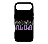 Carcasa para iPhone Air Wildflower Floral Alba Nombre Día de la Madre Mujeres