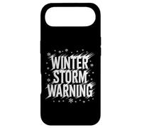 Carcasa para iPhone Air Winter Storm Warning Alerta de meteorólogo meteorológico -