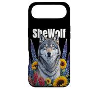 Carcasa para iPhone Air Wolf Mom SheWolf Chica Que ama a los Lobos Hija Feminista