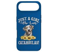 Carcasa para iPhone Air Womens Flowers Just A Girl Who Loves Catahoula Leopard Dogs