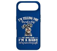 Carcasa para iPhone Air Womens Funny Mom Says I'm A Baby Miniature Schnauzer Lover