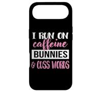 Carcasa para iPhone Air Womens Girls I Run On Bunnies & Caffeine Bunny Lover