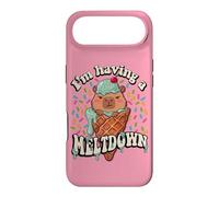 Carcasa para iPhone Air Womens Girls I'm Having A Meltdown Ice Cream Capybara Lover