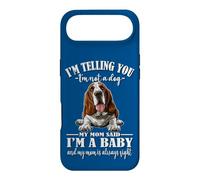 Carcasa para iPhone Air Womens Girls Not A Dog I'm A Baby Mom Basset Hound Lover
