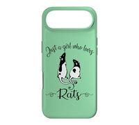 Carcasa para iPhone Air Womens Kids Cute Funny Girl Who Loves Pet Rats Lover