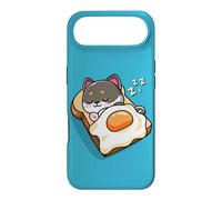 Carcasa para iPhone Air Womens Kids Kawaii Eggs Toast Black Tan Shiba Inu Dog Lover