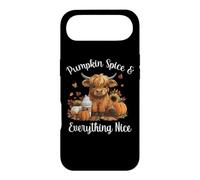 Carcasa para iPhone Air Womens Pumpkin Spice & Everything Nice Highland Cow Lover