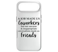 Carcasa para iPhone Air Work A Job Made Us Coworkers But Our Sarcasm Made Us Friends