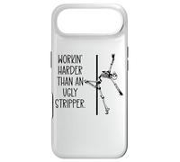 Carcasa para iPhone Air Working Harder Than An Ugly Stripper Pole Dancing Skeleton