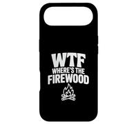Carcasa para iPhone Air WTF ¿Dónde está la leña Hilarante Humor de Camping
