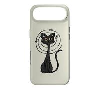 Carcasa para iPhone Air Y2K 90s Confundido Crazy Mad Tomcat Cat Under Starry