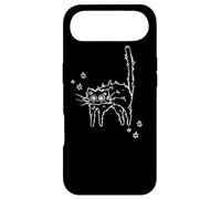 Carcasa para iPhone Air Y2K 90s Scary Tomcat Cat Pussycat está asustado bajo Estrellado