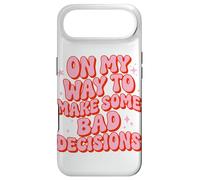 Carcasa para iPhone Air Y2K Rosa Retro Funny On My Way To Make Bad Decisions Party